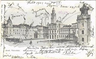1903 Arad, Városháza / town hall (fl)