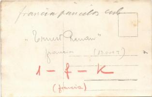 French Navy armored cruiser "Ernest Renan". photo (EK)