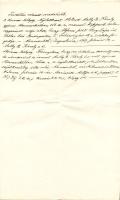 1919 Ury Lajos táblabíró örökbefogadási nyilatkozatának magyar fordítása 40f okmyénybélyeggel