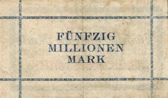 Német Birodalom/Weimari Köztársaság/Aachen 1923.7.20. 50.000.000M T:II/II-