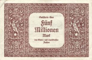 Német Birodalom/Weimari Köztársaság/Aachen 1923.7.20. 5000.000M T:II