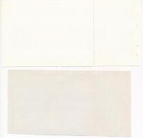 ~1980-1990. "Közösségi Önsegítő Rendszer - Szolnok, Széchenyi Városrész" kitöltetlen csekk...