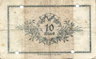 Német Birodalom/Császárság/Altona 1918.10.28. 10M hivatalos érvénytelenítéssel T:II/III