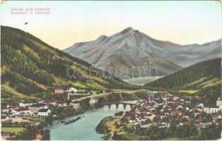 Konjic, Kojnica; general view, bridge (worn corners)
