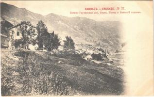 Caucasus, Georgian military road, general view. Phototypie Scherer, Nabholz & Co. (fl)