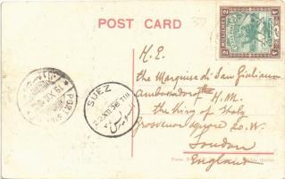 Port Sudan, A Town In the Making. Lord Cromer giving decoration. Lord Cromer at the official opening...