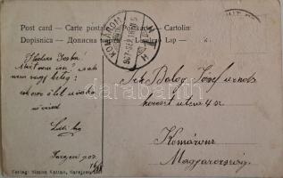 1907 Nachtbesuch einer Türkin / Nocni posjet turkinje / Turkish folklore in Bosnia (Rb)