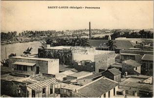 Saint-Louis, Panorama, general view, boats