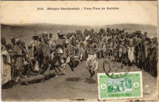 Tam-Tam de Habbés / native orchestra and dancers, African folklore, TCV card (EB)