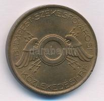 ~1940. 10Ft "BSZKRT (Budapest Székesfőváros Közlekedési Részvénytársaság)" lyukasztás nélk...