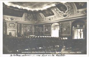 Maribor, Marburg an der Drau; Zgodovinska Dvorana Marib Gradu, sedaj Kino / historic hall of the castle, now cinema, interior. F. M. Nowak