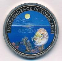 Palau 1994. 1$ Cu-Ni "Tengeri élet védelme - Neptun és sellő" multicolor T:PP  Palau 1994. 1 Dollar Cu-Ni "Marine Life Protection - Neptune and mermaid" multicolor C:PP  Krause KM#8
