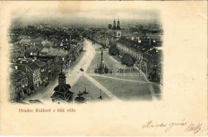 1899 (Vorläufer) Hradec Králové, Königgrätz; z bílé veze / square (EK)