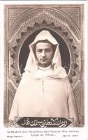 Sa Majesté Sidi-Mohammed-Ben-Youssef-Ben-Hassan, Sultan du Maroc / Mohammed V, Sultan of Morocco. Photo Flandrin (fl)