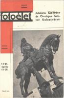 1941 Kolozsvár, Cluj; Mátyás király szobra. A Fotóélet Jubiláris Kiállítása és Országos Fotóhét Kolozsvárott. 1941. április 13-20. Sárdi foto / statue of Matthias Corvinus, photography exhibition + So. Stpl. (EK)