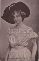 1905 Miss Gabrielle Ray, Raphael Tuck & Sons Silverette Postcard series no. 6553