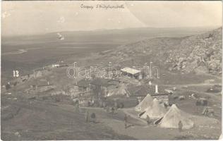 Hidzeharabati (?), WWI Macedonian military camp, soldiers. photo