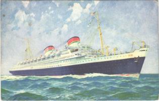 1934 SS REX Italian ocean liner steamship (fl)