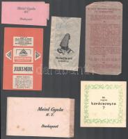 Meinl Gyula Rt. reklámanyagai, 6 db