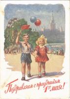 International Workers Day on 1 May. Soviet Union communist propaganada (EB)