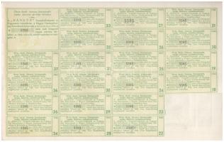 Budapest 1943. "Hangya Termelő-Értékesítő és Fogyasztási Szövetkezet" névre szóló részvény...