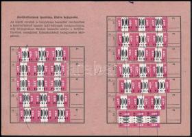 1982 KST tagsági könyv, betétbefizetési bélyegekkel