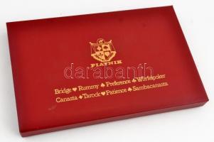 Piatnik kártyaszett, díszdobozban, 5 kockával, 7 kártyapaklival, bontatlan