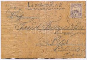 1900 Kézzel rajzolt és festett egyedi lap fakéregből / Custom made hand-drawn and hand-painted woode...