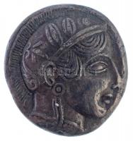 Ókori Görögország / Attika / Athén Kr.e. ~420-404. Tetradrachma Ag (17,29g) T:2 Ancient Greece / Attica / Athens ~420-404 BC Tetradrachma Ag AOE (17,29g) C:XF
