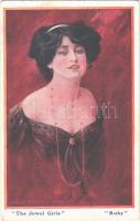 Ruby "The Jewel Girls" B.K.W.I. Nr. 258/2. s: Cecil W. Quinnell (EK)