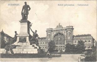 1913 Budapest VII. Keleti pályaudvar, Baross szobor