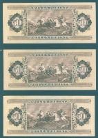 50Ft 1983.(4x), 1986.(1x), 1989.(1x) összesen 6db T:II+