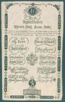 1806. Wiener Stadt Banco Zettel 10G T:II-