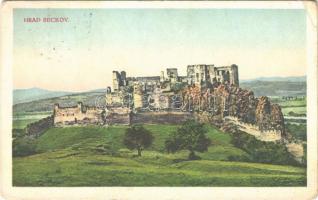 1932 Beckó, Beczkó, Beckov; Beckó vára / Hrad Beckov / castle ruins (EK)