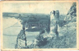 1917 Dévény, Theben a. d. Donau, Devín; vár / castle / Hrad (EK)