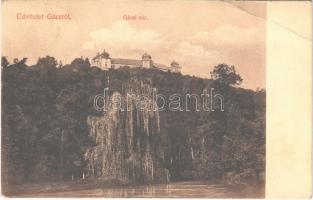 1910 Gács, Halic; vár. Redlinger Ignácz tulajdona / Hrad Halic / castle (EB)
