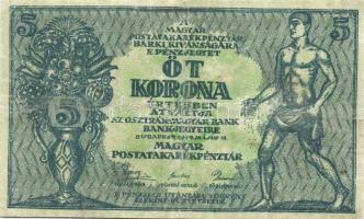 1919. 5K "...Osztrák-Magyar Bank..." T:restaurált