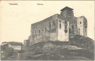 1916 Trencsén, Trencín; várroma / castle / hrad