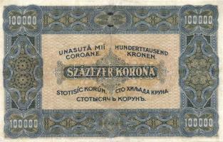 1923. 100.000K T:restaurált