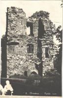 1944 Óradna, Alt-Rodna, Radna veche, Rodna; Tatár rom / church ruin (vágott / cut)