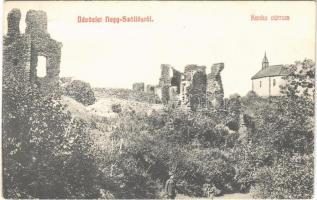 1912 Nagyszőlős, Nagyszőllős, Vynohradiv (Vinohragyiv), Sevljus, Sevlus; kankó várrom / castle ruins