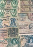 1930-1946. pengő, inflapengő tétel 51db maximum 2x ugyanaz a bankjegy T:II+(sok), II,III(csak egy-két db)