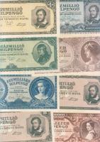 1930-1946. pengő, inflapengő tétel 51db maximum 2x ugyanaz a bankjegy T:II+(sok), II,III(csak egy-ké...