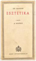 Sík Sándor: Esztétika. I.-III. kötet. Bp., (1942), Szent István-Társulat. Kiadói papírkötés. kissé sérült gerinccel. Első kiadás.