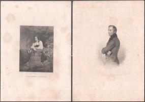 Frans Masereel (1889-1972): Nyomor. Fametszet, papír, jelzett a fametszeten, 11×13 cm + Johann Nepom...