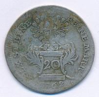 Német Államok / Brandenburg-Ansbach 1762. 20Kr Ag "Alexander" T:3
German States/Brandenbu...