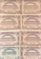 1944-46. AP tétel 10.000AP(2x) + 50.000AP(3x) + 100.000AP(10x) + 500.000AP(8x) + 1000.000AP(5x) + &q...