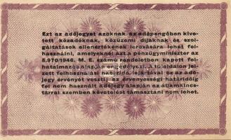 1946. 100.000AP szám nélkül,vízjel T:I