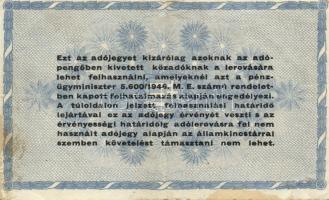 1946. 10.000.000AP T:III + 10.000.000AP vízjellel, fordított címerrel T:IV