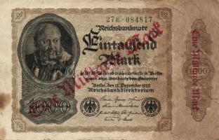 Német Birodalom/Császárság + Weimari Köztársaság + korai DDR 1917-1948. 13db klf bankjegy jobbakkal ...